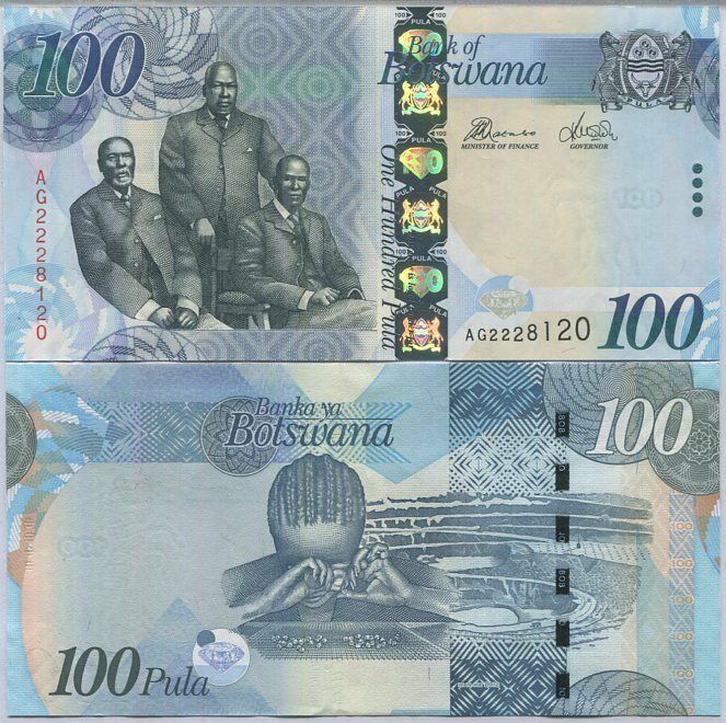 Botswana 100 Pula 2010 P 33 c UNC