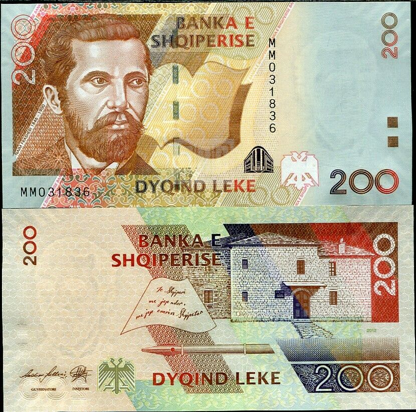 Albania 200 Leke 2012 P 71 b UNC
