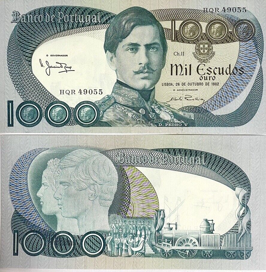 Portugal 1000 Escudos 1982 P 175 e AUnc