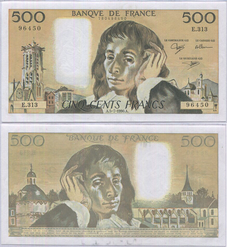France 100 Francs 5-7-1990 P 156 g UNC