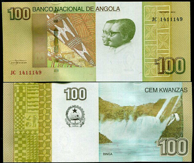 ANGOLA 100 KWANZAS 2012 P 153 UNC