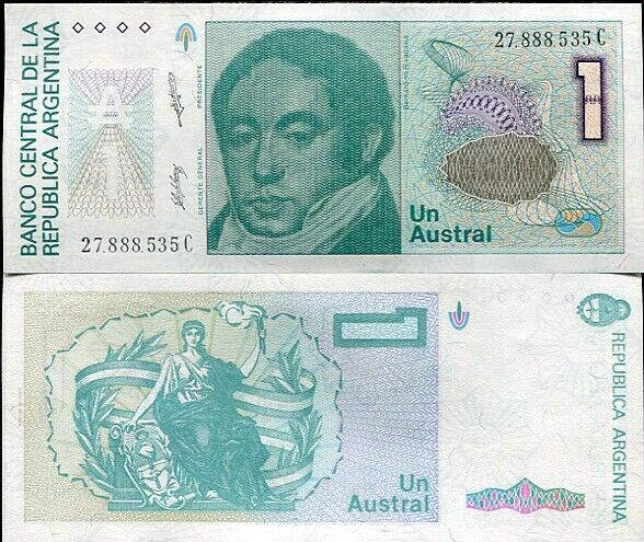 Argentina 1 Austral 1985-90 P 323 UNC