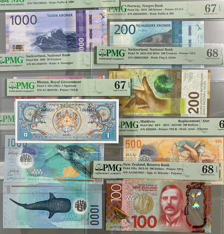 PMG Banknotes Showcase