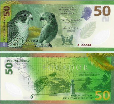 50 Dobras 2026: A Commemorative Note for Fifty Years of Independence