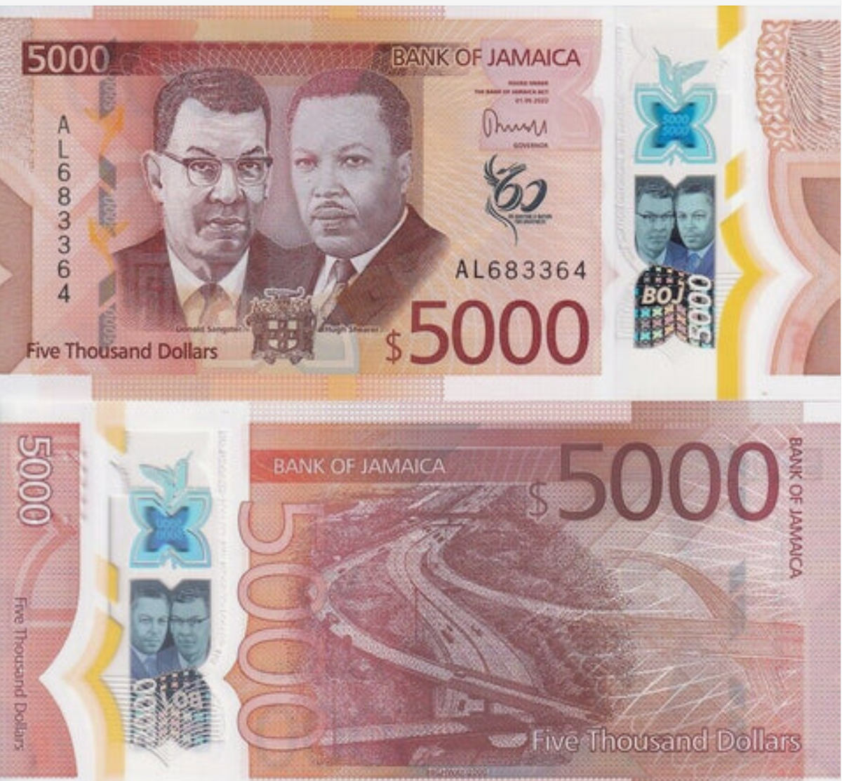 Jamaican Notes.pdf Jamaica's Currency 2023: Traditional Paper to Polymer Banknotes ...
