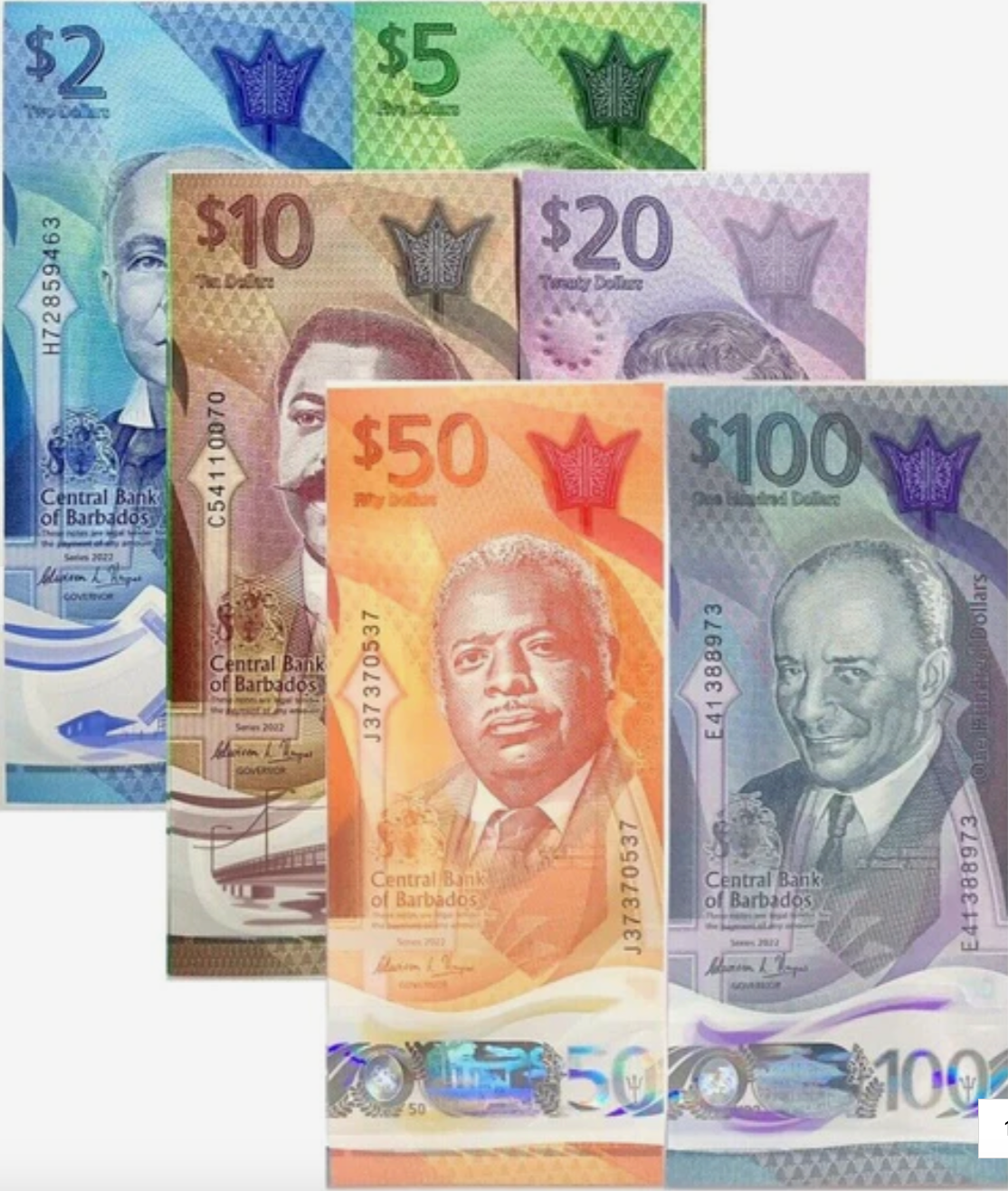 Barbados Dollars POLYMER