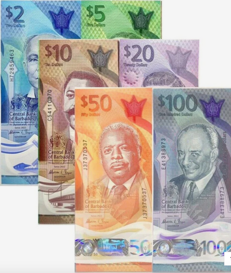 Barbados Dollars POLYMER