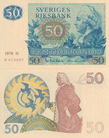 Sweden 50 Kronor 1979 P 53 c UNC