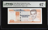 Central America 200 Pesos 2022 P 130 f Superb Gem UNC PMG 67 EPQ