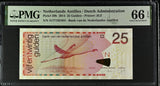 Netherlands Antilles 25 Gulden 2014 P 29 h Gem UNC PMG 66 EPQ