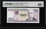 Central America 50 Pesos 2016 P 123 k Gem UNC PMG 66 EPQ
