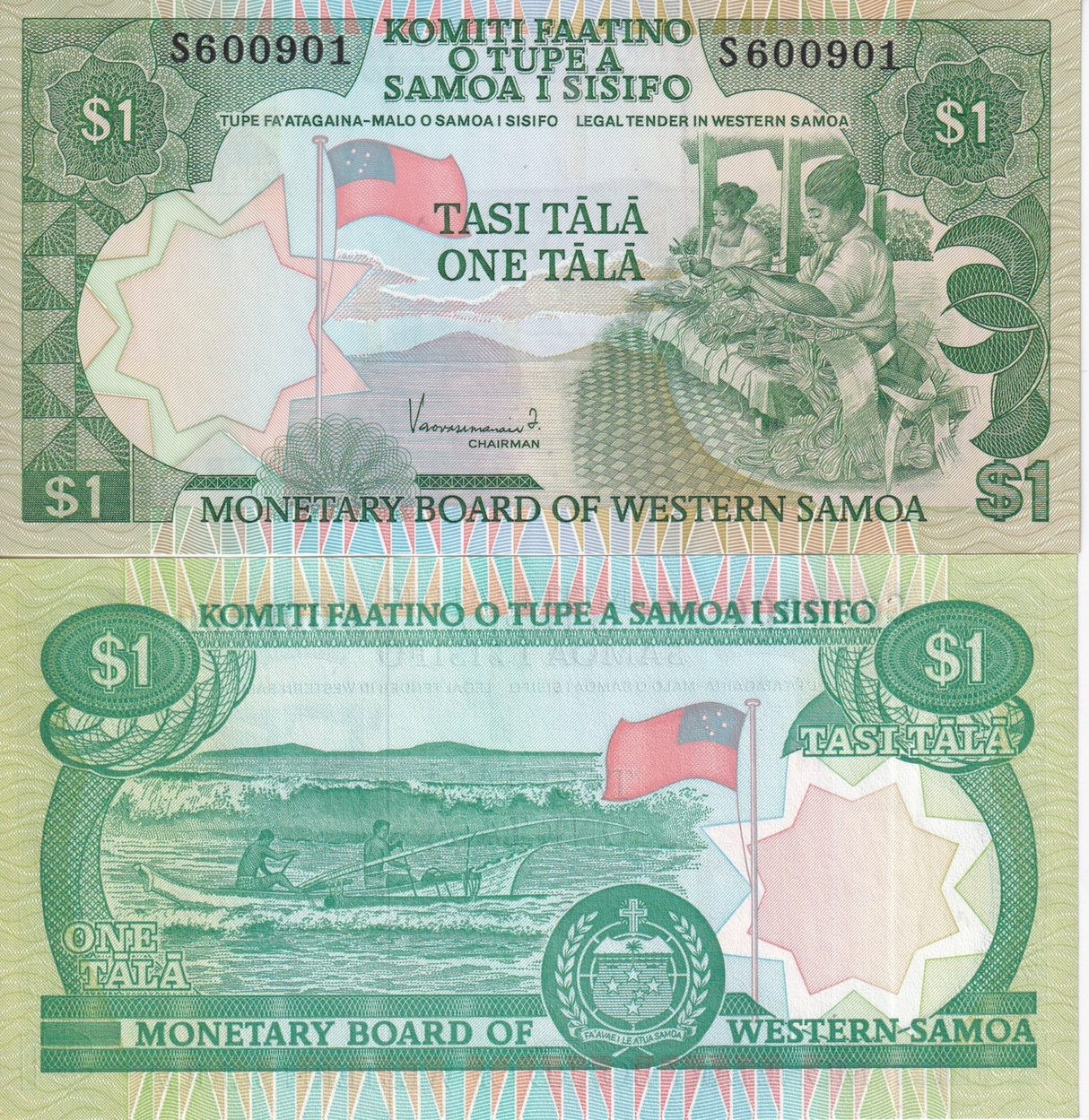 Samoa 1 Tala 1980/2020 P 19RP UNC