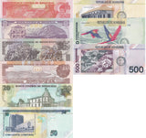 Honduras Set 9 UNC 1-200 500 Lempiras 2022-2024 P 96 97 98 99 100-114 P New