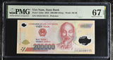 Vietnam 200000 Dong 2022 P 123 m Superb Gem UNC PMG 67 EPQ