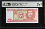 Central America 3 Pesos 2005 P 127 b CHE Guevara Superb Gem PMG 68 EPQ TOP POP