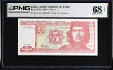 Central America 3 Pesos 2004 P 127 a First Prefix FA-01 CHE Guevara Superb Gem PMG 68 EPQ TOP POP