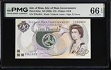 Isle of Man 10 Pounds ND 2020 P 48Aa Gem UNC PMG 66 EPQ