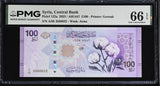 Mediteranean 100 Pounds 2025 P 122 a Gem UNC PMG 66 EPQ