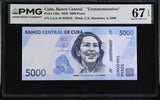 Central America 5000 Pesos 2026 P 136 a Commemorative Superb Gem UNC PMG 67 EPQ TOP POP