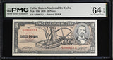 Central America 10 pesos 1958 p 88 b Choice UNC PMG 64 EPQ