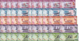 Sri Lanka Set 5 x 10 Sets = 50 UNC 20 50 100 500 1000 Rupees 2022-2024 issued 2026