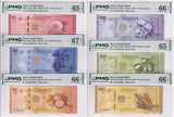 Middle East SET 6, SR 10 25-500 Pounds P 119-124 2025 2026 Gem UNC PMG 65 66 67 EPQ