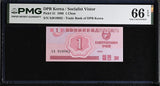 Korea 1 Chon 1988 P 31 Gem UNC PMG 66 EPQ
