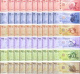 Mediterranean SET 6 X 10 LOTS = 60 UNC SR 10 25 50 100 200 500 Pounds P NEW 2025 2026