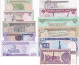 Iraq Set of 11 Different Dinar Notes AU-UNC
