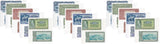 Czechoslovakia Set 5 x LOT 3 = 15 UNC 3 5 10 25 50 Korun 1953 P 79 80 83 84 85