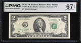United States 2 Dollars Usa 2017A P 545 K Dallas Superb Gem UNC PMG 67 EPQ