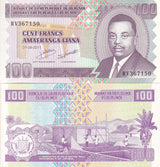 Burundi 100 Francs 2011 P 44 UNC