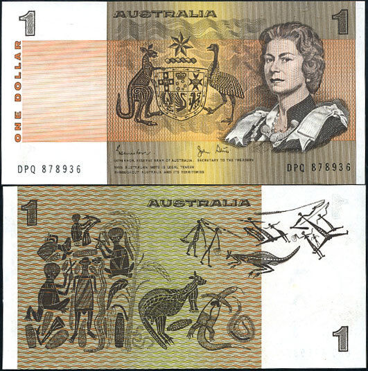 Australia 1 Dollar 1983 P 42 d QEII XF