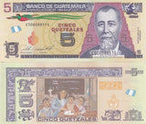 Guatemala 5 Quetzales 2020 P 122A UNC ,General Justo Rufino Barrios