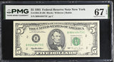 United States 5 Dollars Usa 1995 P 498 B New York Superb Gem UNC PMG 67 EPQ
