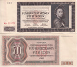 Bohemia & Moravia 500 Korun 1942 P 12 UNC