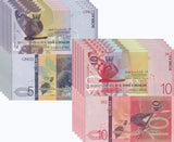 Saint Thomas & Prince Set 2 UNC 5 10 Dobras 2020/2021 P 76 77 Lot 5 Sets 10 Pcs