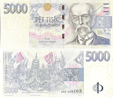 Czech Republic 5000 Korun 2023 P 27 UNC
