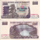 Zimbabwe 100 Dollars 1995 P 9 AUnc