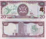 Trinidad & Tobago 20 Dollars 2006/2017 P 49 c Sign Hillaire UNC