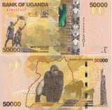 Uganda 50000 Shillings 2022 P 54 UNC