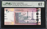 Sudan 20 Pounds 2006 P 68 a Superb Gem UNC PMG 67 EPQ TOP POP