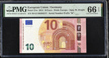 Euro 10 Euro Germany 2014 P 21 W Gem UNC PMG 66 EPQ