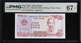 Vietnam 500 Dong 1988 ND 1989 P 101 a Superb Gem UNC PMG 67 EPQ