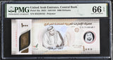 UAE United Arab Emirates 1000 Dirhams 2022 P 43 a Gem UNC PMG 66 EPQ