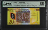 Samoa 20 Tala ND 2023 P 49 a Nice 2333 Polymer Gem UNC PMG 66 EPQ