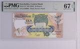Seychelles 10 Rupees ND 1989 P 32 Superb GEM UNC PMG 67 EPQ