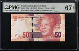 South Africa 50 Rands ND 2012 P 135 a Superb Gem UNC PMG 67 EPQ