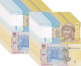 Ukraine 1 Hrivna 2014 P 116Ac UNC LOT 20 PCS 1/5 BUNDLE Vladimir