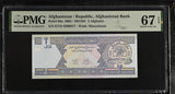 Afghanistan 2 Afghanis 2002 P 65 a Superb Gem UNC PMG 67 EPQ